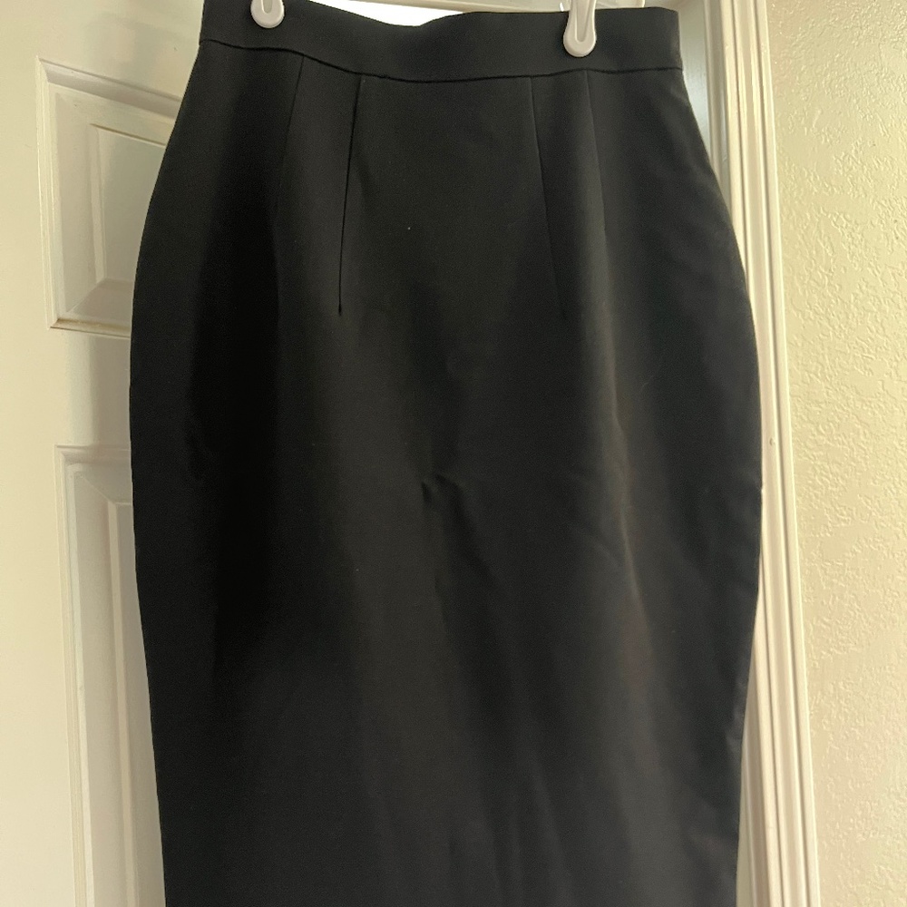 La Femme En Noir Sleepy Hollow Black Pencil Skirt Size Small BNWT